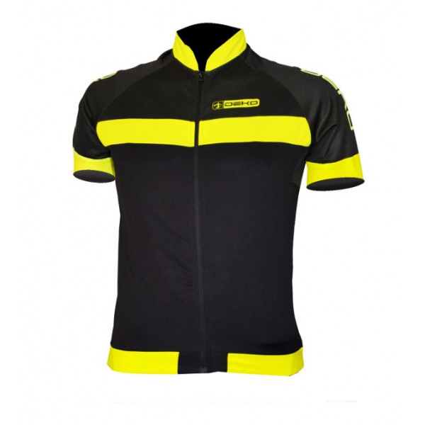 DEKO AIR summer jersey black/fluorescent yellow co...